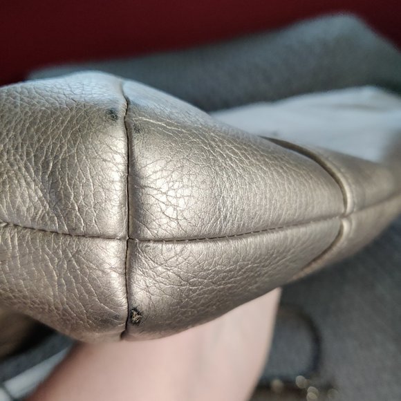 Coach Park Convertible Hobo F31323 Pewter/Silver - Picture 7 of 10